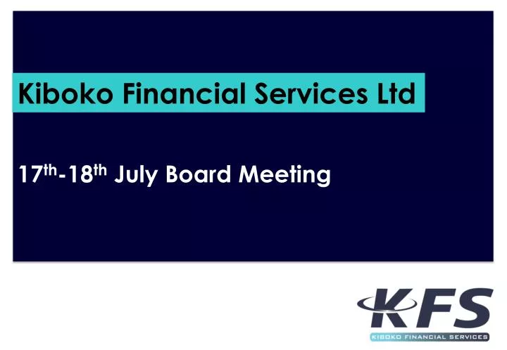 kiboko financial services ltd