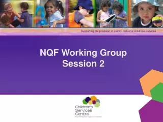 NQF Working Group Session 2