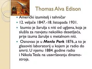 thomas alva edison