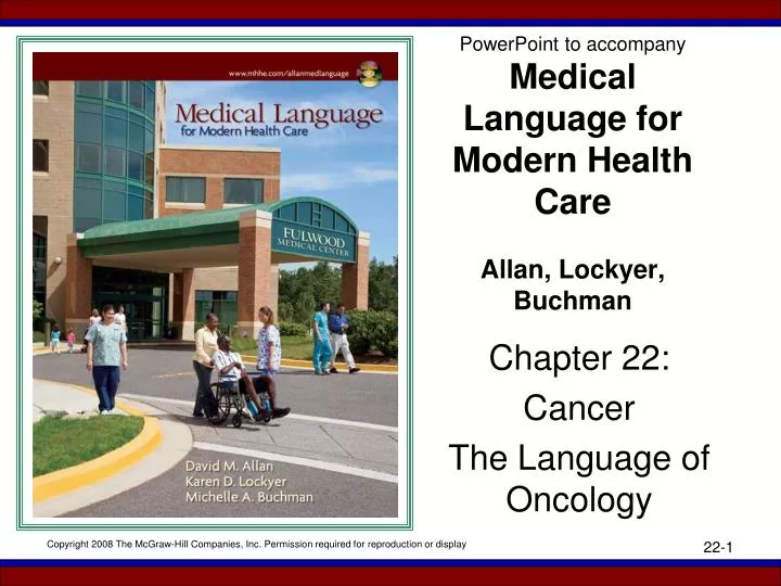 powerpoint to accompany medical language for modern health care allan lockyer buchman