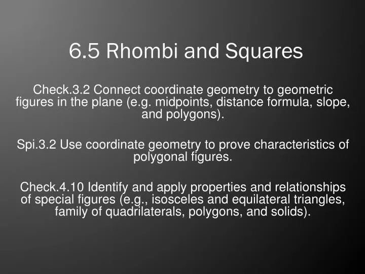 6 5 rhombi and squares