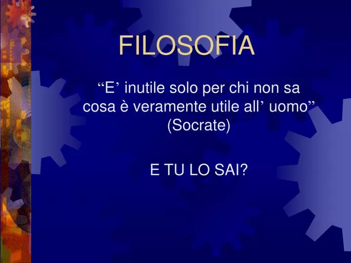 filosofia