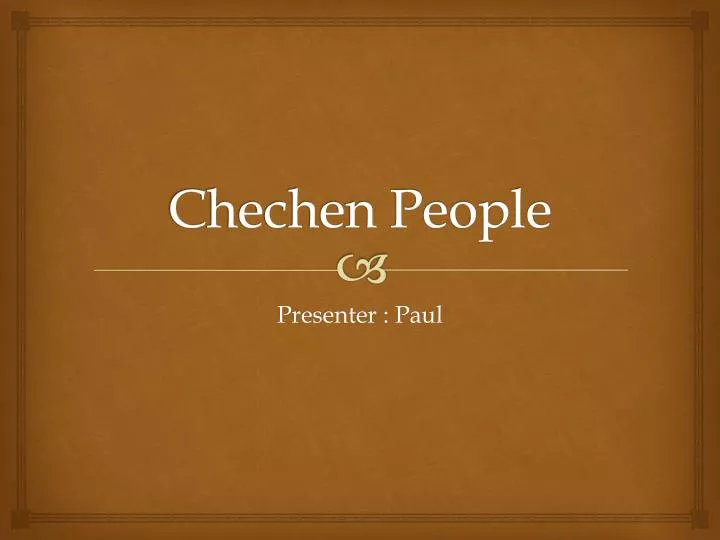 chechen people