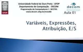 aula 01 vari veis express es atribui o e s
