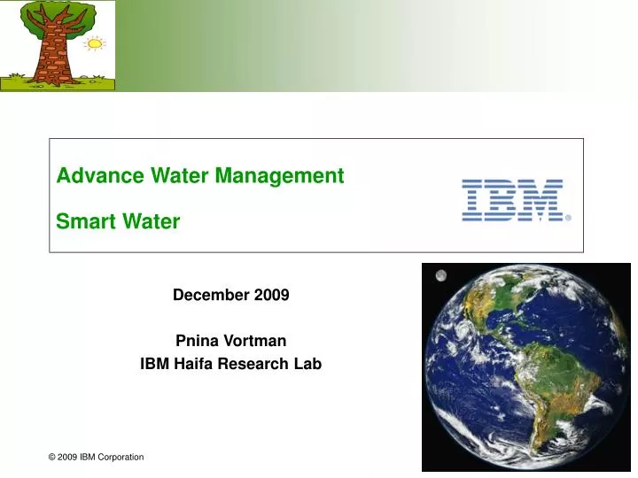 advance water management smart water