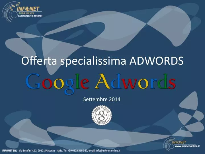 offerta specialissima adwords