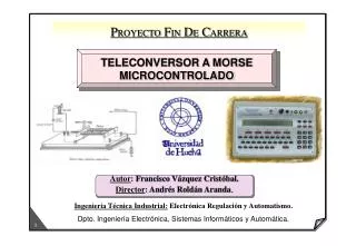p royecto f in d e c arrera