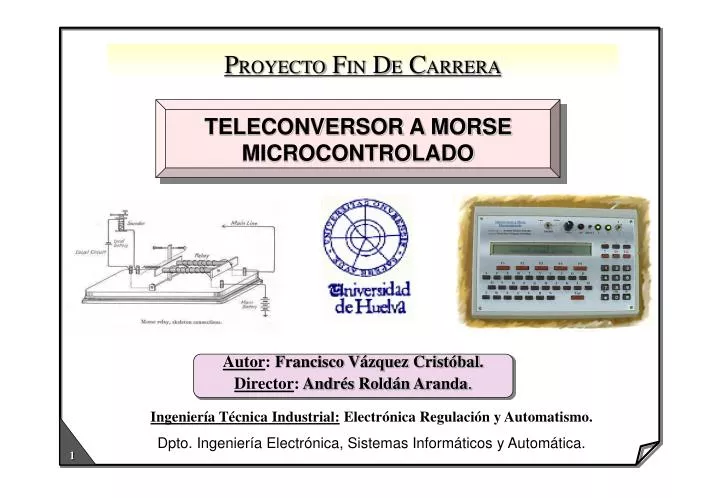 p royecto f in d e c arrera