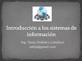 introducci n a los sistemas de informaci n