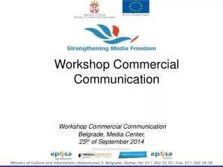 Workshop Commercial Communication