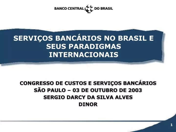 servi os banc rios no brasil e seus paradigmas internacionais