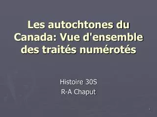 les autochtones du canada vue d ensemble des trait s num rot s