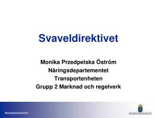 svaveldirektivet