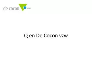 q en de cocon vzw