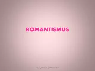 romantismus