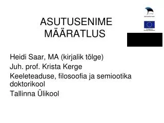 asutusenime m ratlus