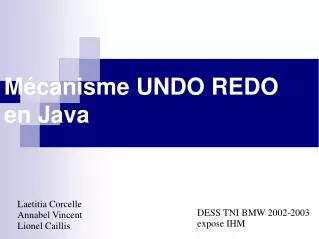 m canisme undo redo en java