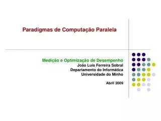 paradigmas de computa o paralela