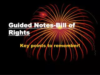 Guided Notes-Bill of Rights