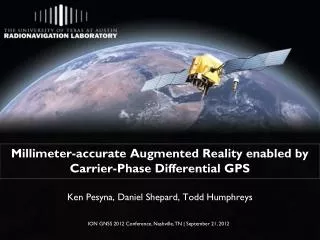 Millimeter-accurate Augmented Reality enabled by Carrier-Phase Differential GPS