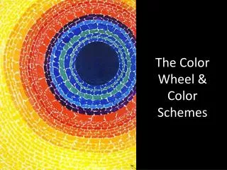 The Color Wheel &amp; Color Schemes