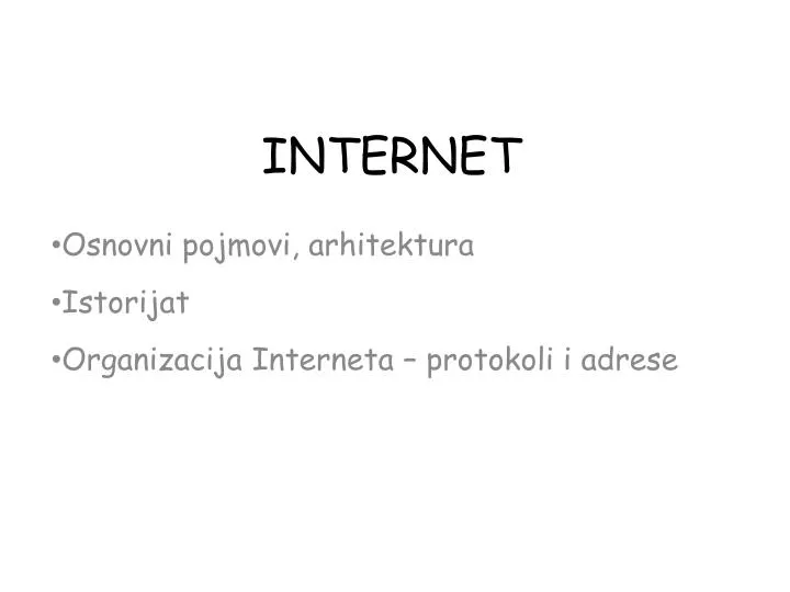 internet