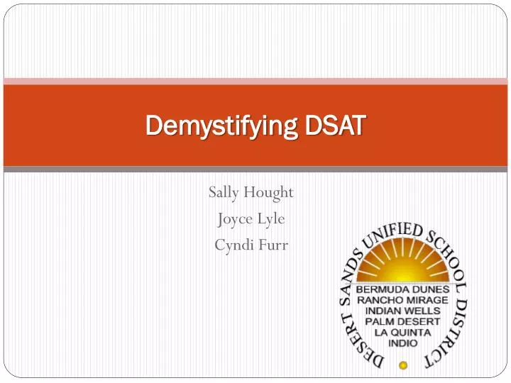 demystifying dsat