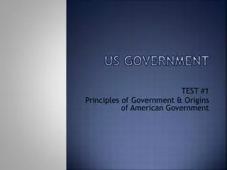 US GOVERNMENT