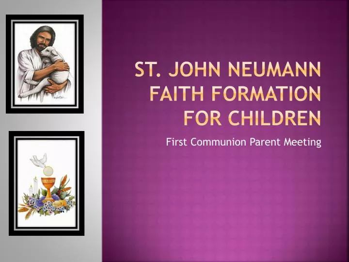 st john neumann faith formation for children
