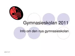 gymnasieskolan 2011