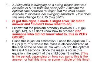 Resonance and damping