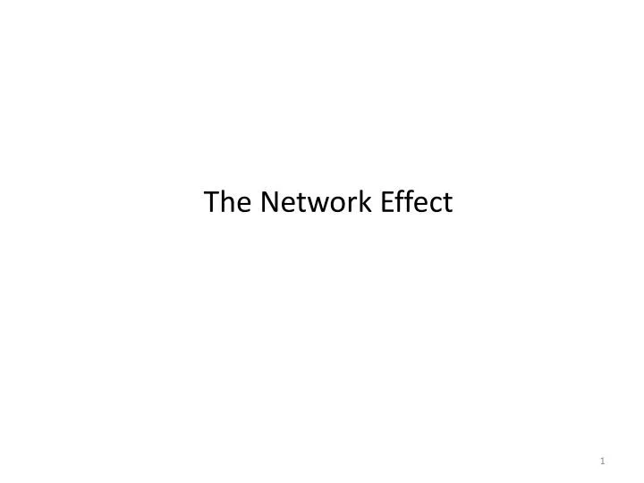the network effect