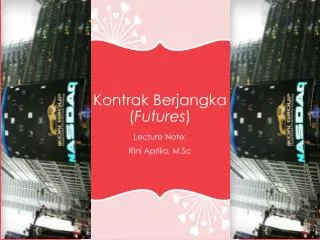 kontrak berjangka futures