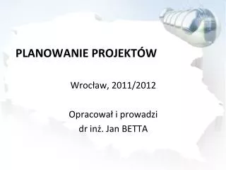 planowanie projekt w
