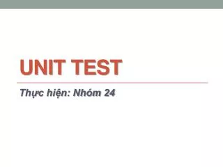 unit test