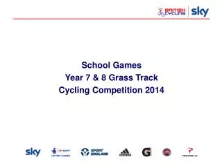 School Games Year 7 &amp; 8 Grass Track Cycling Competition 2014