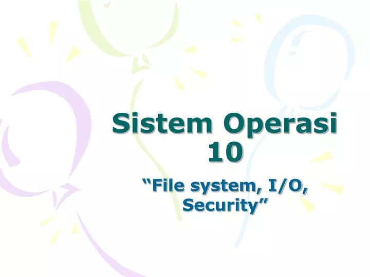 sistem operasi 10
