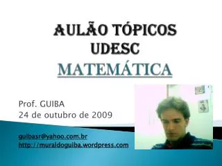 aul o t picos udesc matem tica
