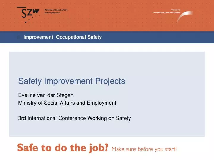 safety improvement projects