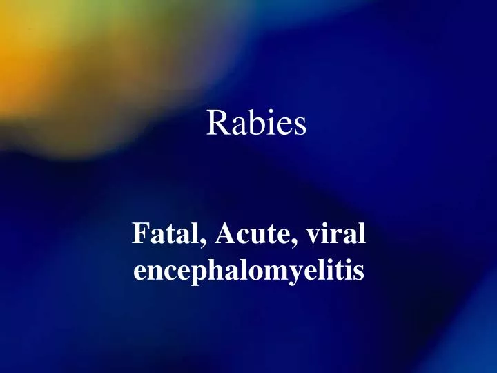 rabies