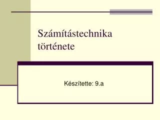 sz m t stechnika t rt nete
