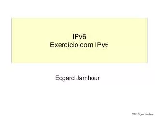 ipv6 exerc cio com ipv6