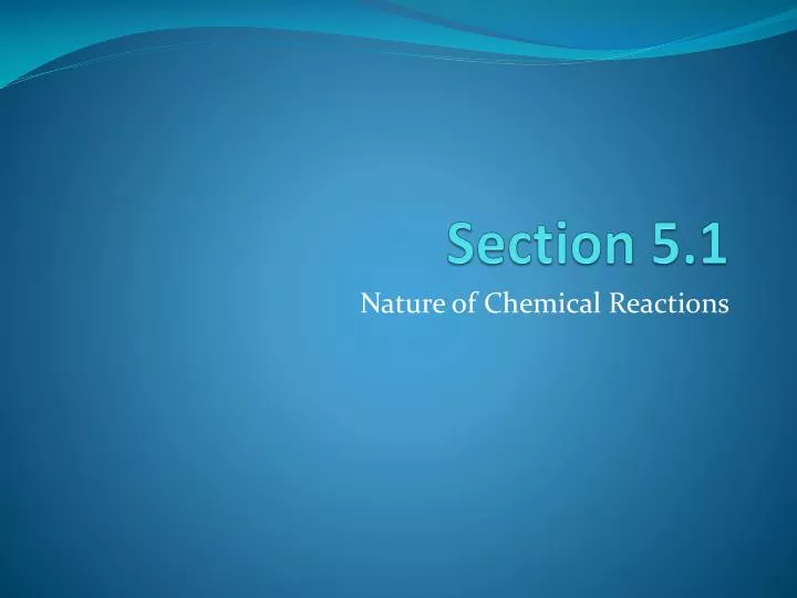 section 5 1