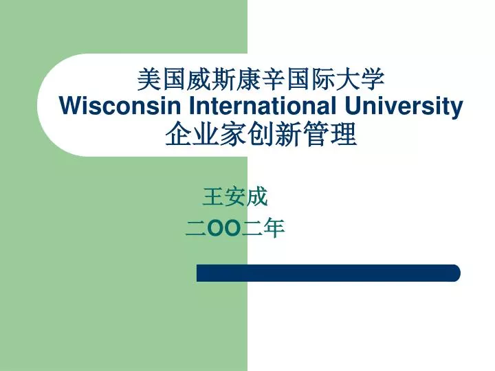 wisconsin international university