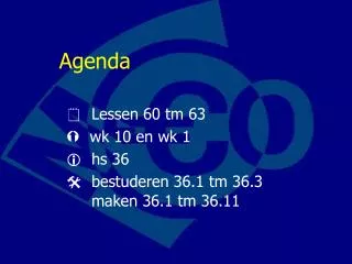 agenda