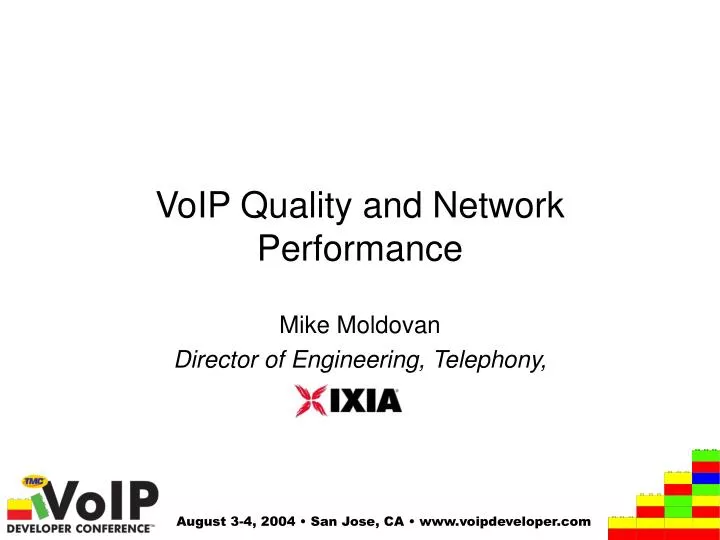 voip quality and network performance