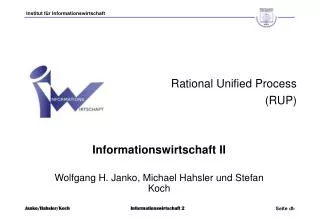 rational unified process rup