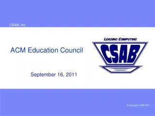 ACM Education Council