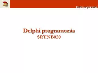 delphi programoz s srtnb020