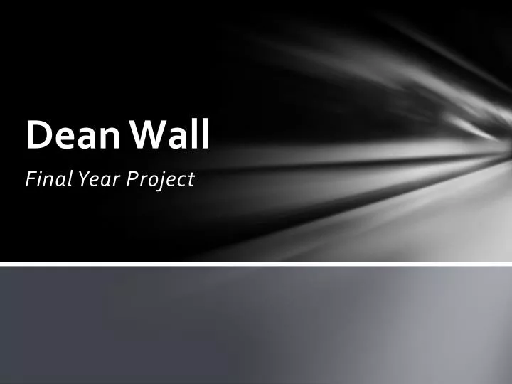 dean wall